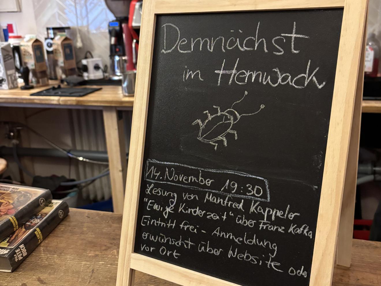 Veranstaltungen Tafel